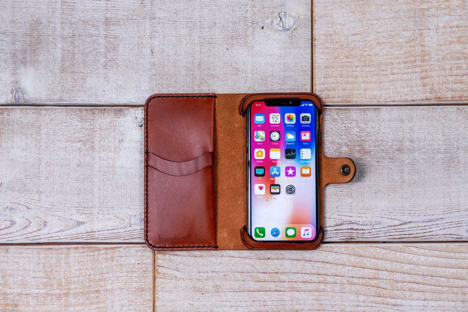 Hand and Hide Custom iPhone XS Max Wallet Phone Case - Hand and Hide LLC