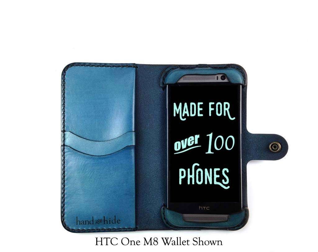 HTC One A9 Custom Leather Wallet Case - Hand and Hide LLC